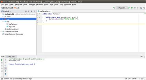 Intellij Idea First Java Program Javatpoint