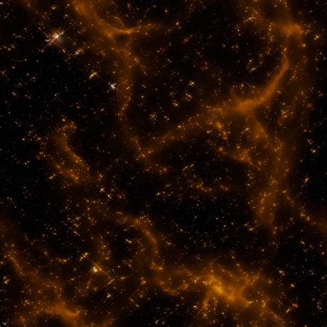 Orange Deep Space Nebula by calthyechild on DeviantArt