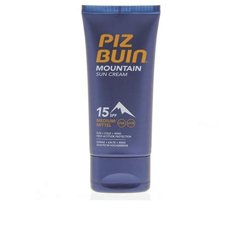 Mountain Sun Cream Spf Protectores Solares Piz Buin Perfumes Club