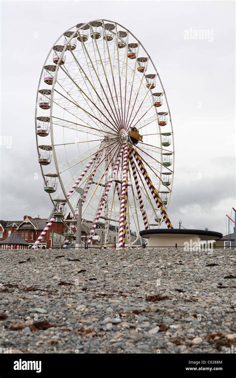 Ferris Wheel On Bray Beach Stock Photo Alamy