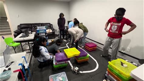 Watch The Lego Robotics Class Video Where Students Test Their Line