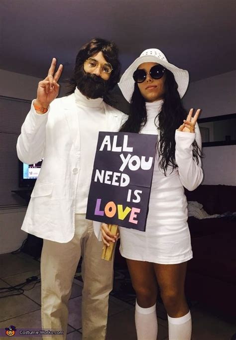 John Lennon and Yoko Ono - Couple Halloween Costume | Cool couple ...