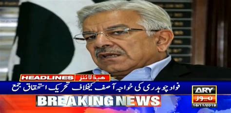 Fawad Chaudhry Submits Privilege Motion Against Khawaja Asif In NA