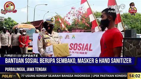 PRESISI UPDATE 14 00 WIB Penyerahan Bantuan Sosial Dalam Rangka Hari