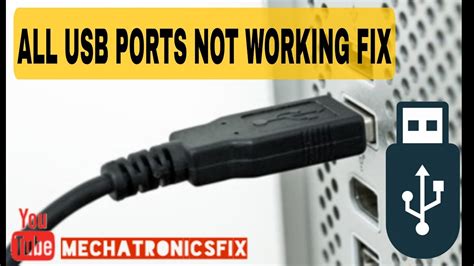 All USB Ports Not Working Fix Lenovo USB Ports Not Working Usb