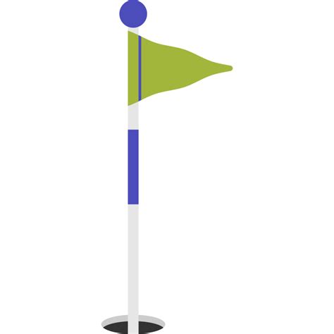 Golf Hole Flag Illustration Isolated Transparent Background 47392411 PNG