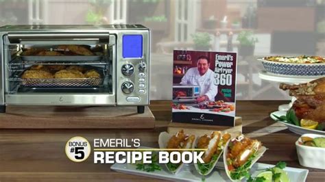 Emeril Everyday Power Airfryer 360 Tv Commercial Over 400 Value Ispottv