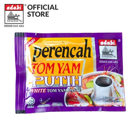 ADABI Perencah Tom Yam Putih 40g Shopee Malaysia