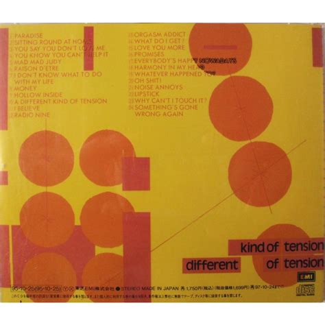 A Different Kind Of Tension By Buzzcocks Cd With Pefa63 Ref115862804