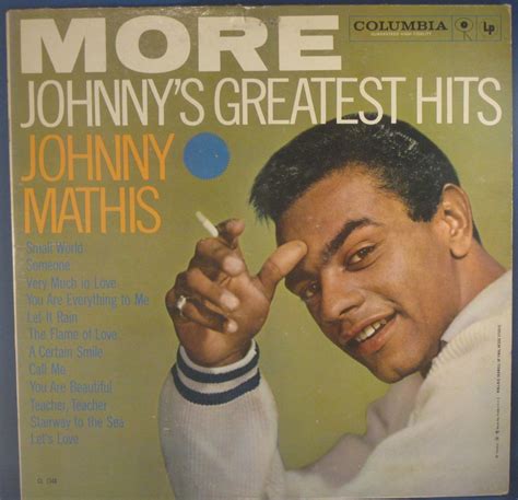 MORE JOHNNY'S GREATEST HITS - Johnny Mathis Vinyl LP