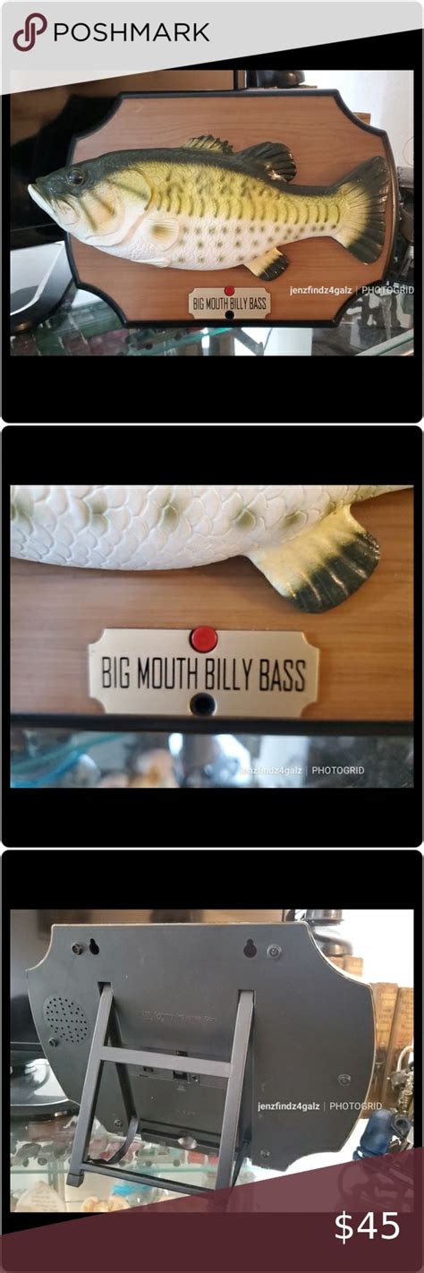 Vintage 1999 BIG MOUTH BILLY BASS Singing Fish | Singing fish, Big ...