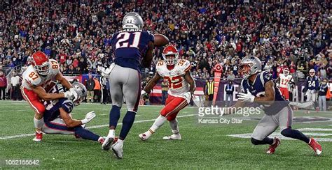 New England Patriots Defensive Back Duron Harmon Intercepts A Pass In