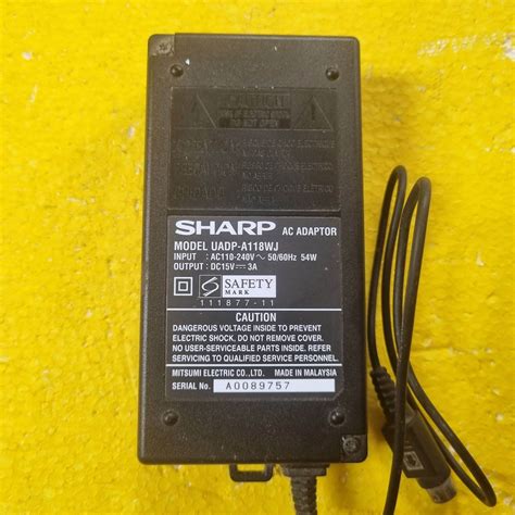 ADAPTOR TV POWER SUPPY TV SHARP AQUOS UADP A118WJ LC 24DC50M