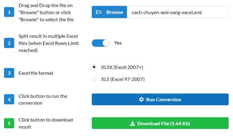 C Ch Chuy N File Xml Sang Excel Online V Ph N M M Office