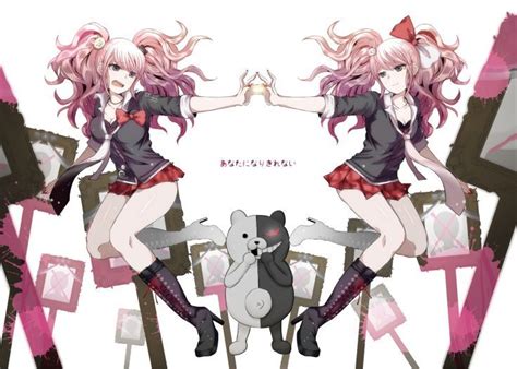 Dangan Ronpa Enoshima Junko Hebiichigo Ikusaba Mukuro Monokuma