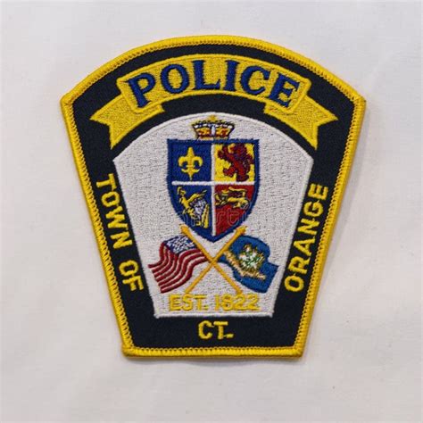 The Shoulder Patch of the Town of Orange Police Department in Connecticut, USA Editorial Stock ...