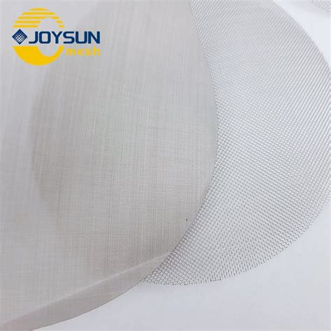 Ultra Fine 325 Mesh Stainless Steel Dutch Weave Wire Screen Printing Wire Mesh China Stainless