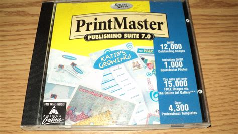 Printmaster Publishing Suite 70 Program Cd 302152