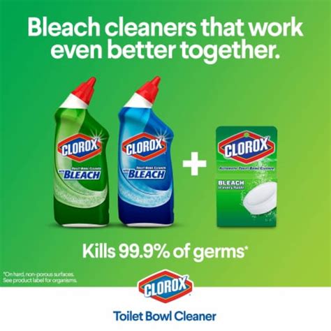 Clorox Toilet Bowl Cleaner W Bleach Fresh Scent Pack Of 32 32 Pack Kroger