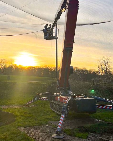 Spider Boom Nets A Success At Longleat Jms Powered Access