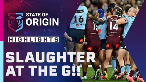 2024 State Of Origin Highlights Nsw V Qld Game Ii Nrl On Nine Youtube