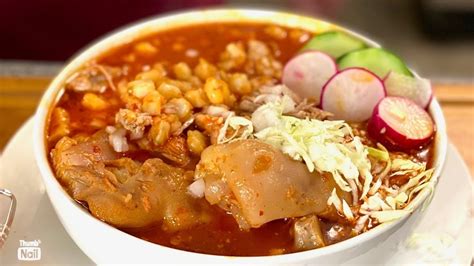 Pozole Rojo De Puerco Youtube