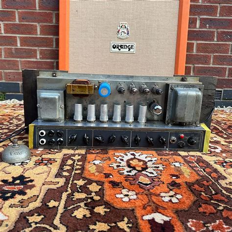 Vintage 1965 Vox Ac30 Grey Woden Top Boost Tb Original Reverb Greece