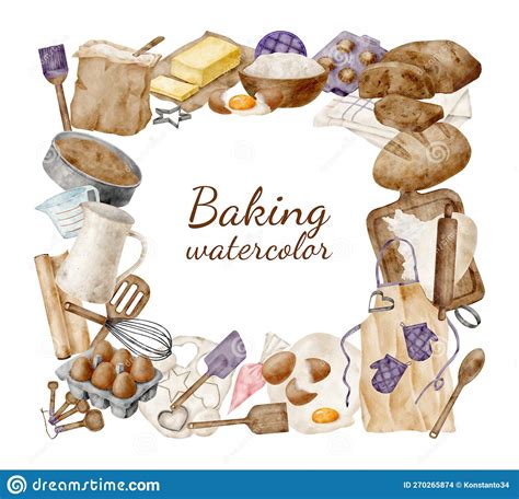 High Quality Low Cost Watercolor Baking Clipart Baking Supplies Home