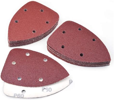 1000 Grit Detail Sander Sandpaper 140x90mm 5 Hole Aluminum Oxide Mouse