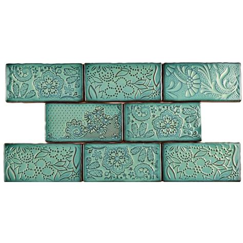 Merola Tile Antic Feelings Lava Verde 3 In X 6 In Ceramic Wall Tile