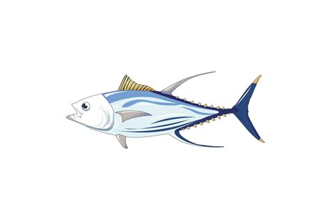 Tuna Fish Icon, Cartoon Style Graphic by ylivdesign · Creative Fabrica