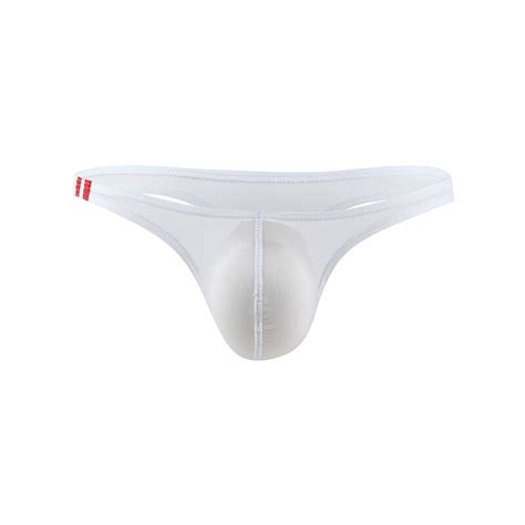 Herren Low Rise Bulge Pouch Tanga Eisseide G String Bikini Unterw Sche