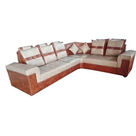 Seater L Shape Leatherette Sofa Set At Rs Piece Sofa Set In