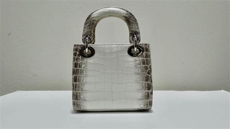 Christian Dior Himalayan Crocodile Lady Dior Mini Handbag At 1stdibs