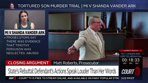 Prosecutor on Shanda Vander Ark: 'Timothy was no longer human to her' | Court TV Video