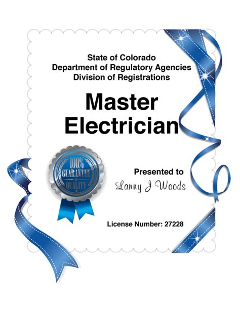 Electrical Wiring Certificate Electrical Wiring Certificate