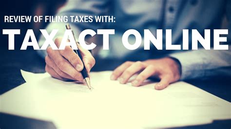 Taxact Review Easy Way To File Taxes Online YouTube