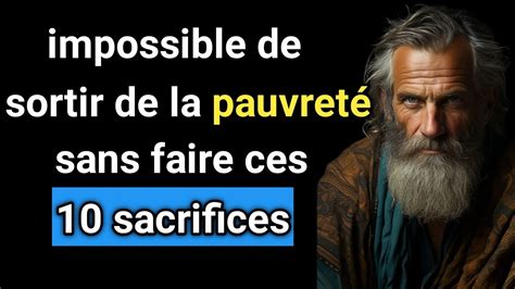 Sacrifices Faire Imp Rativement Pour Devenir Riche Sortez De La