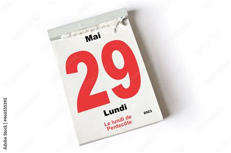 29 Mai 2023 Le lundi de Pentecôte Stock Photo Adobe Stock