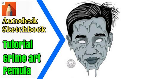 Tutorial Grime Art Autodesk Sketchbook Youtube