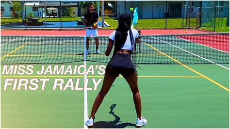 Jen S First Tennis Rally YouTube