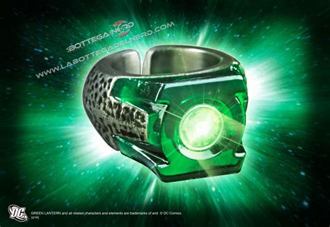 Anello Lanterna Verde Green Lantern Ring