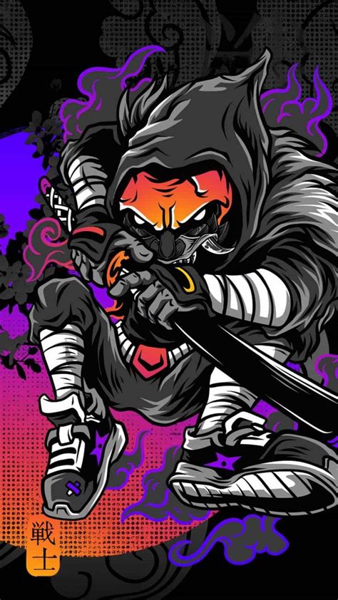 Cyberpunk Monster Ninja IPhone Wallpaper HD IPhone Wallpapers