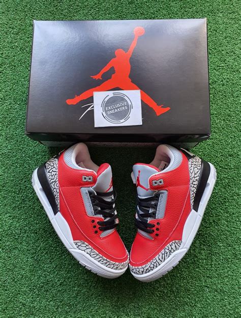 Nike Air Jordan 3 'Red Cement' - Exclusive Sneakers SA