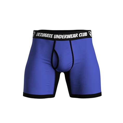 Signature Blue Boxer Brief Long 20