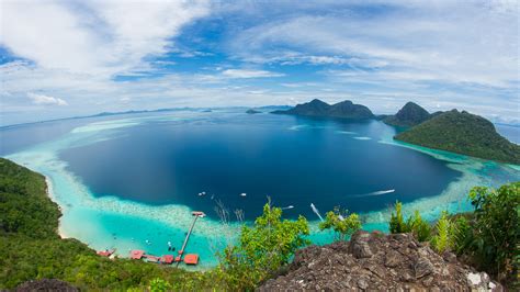 4k Ultra Hd Fisheye View Of Malaysias Ocean Paradise