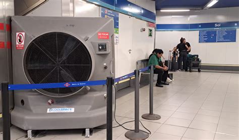 Instalan Ventiladores Gigantes En El Metro De Madrid Para Combatir El Calor