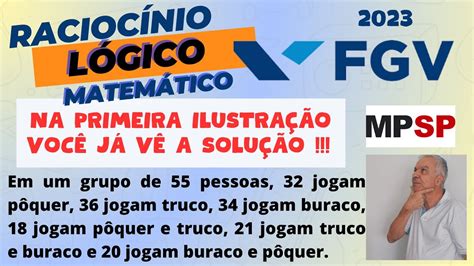 Fgv Racioc Nio L Gico Matem Tico Mp Sp Oficial De