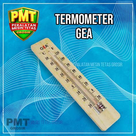 Jual Termometer Thermometer Ruang GEA Kayu S092 Shopee Indonesia