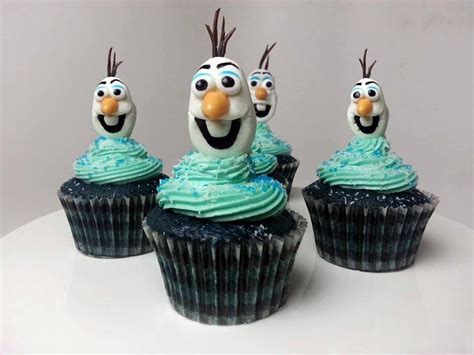 HOW TO MAKE BLUE VELVET OLAF CUPCAKES Disney S Frozen YouTube